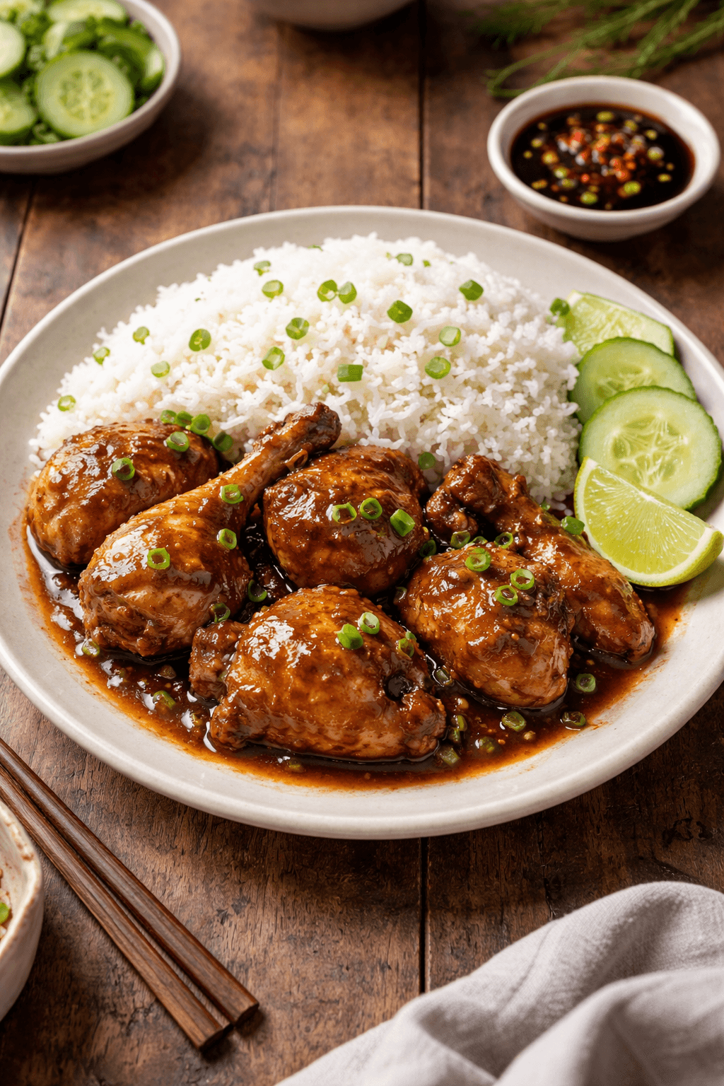 Home meal mockup